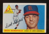 1955 Topps Baseball Card #143 Dick Schofield St Louis Cardinals