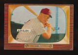 1955 Bowman Baseball Card #130 Hall of Famer Richie Ashburn Philadelphia Ph