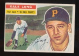 1956 Topps Baseball Card #56 Dale Long Pittsburgh Pirates