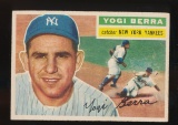 1956 Topps Baseball Card #110 Hall of Famer Yogi Berra New York Yankees