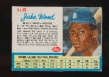 1962 Hand Cut Post Cereal Baseball Card #15 Jake Wood Detroit Tigers