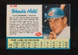 1962 Hand Cut Post Cereal Baseball Card #44 Woodie Held Cleveland Indians