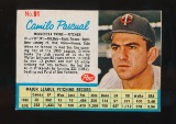 1962 Hand Cut Post Cereal Baseball Card #91 Camilo Pascual Minnesota Twins