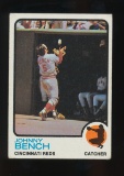 1973 Topps Baseball Card #380 Hall of Famer Johnny Bench Cincinnati Reds