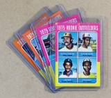 (4) 1975 Rookie Cards: Jim Rice, Keith Hernandez, Fred Lynn, Others……….
