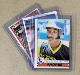 (3) Hall of Famer Ozzie Smith Baseball Cards Including Rookie Card