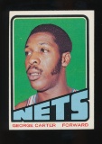 1972 Topps Basketball Card #197 George Carter New York Nets