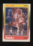 1988 Fleer Basketball Card #4 of 132 Spud Webb Atlanta Hawks