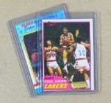 (2) Magic Johnson Basketball Cards