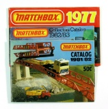 (3) 1970s & 1980s Toy Matchbox Catalogs