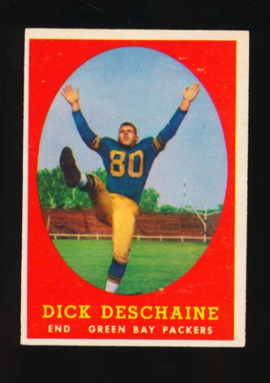 1958 Topps Football Card #48 Dick Deschaine Green Bay Packers