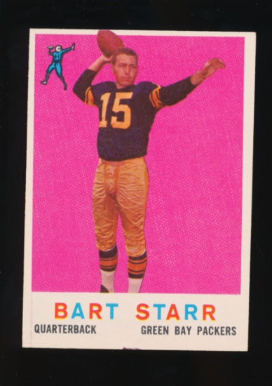 1959 Topps Football Card #23 Hall of Famer Bart Starr Green Bay Packers