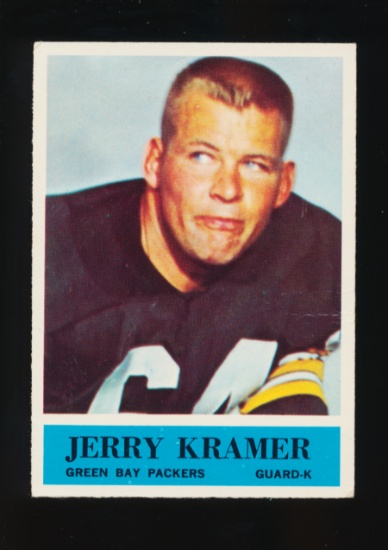 1964 Phiadelphia Football Card #76 Hall of Famer Jerry Kramer Green Bay Pac