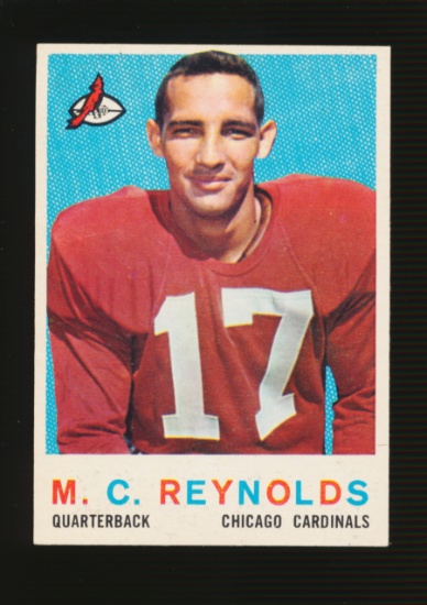 1959 Topps Football Card #135 MC Reynolds Chicago Cardinals