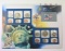 Postal Commemorative Society US Uncirculated 1986 Coin Mint Set Mounted on