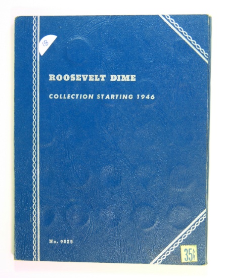 Roosevelt Dime Book with (62) Random Dates Dimes