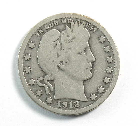 1913 Barber Quarter