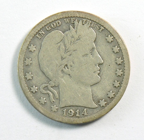 1914 Barber Quarter