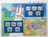 Postal Commemorative Society US Uncirculated 2004 Coin Mint Set Mounted on