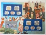 Postal Commemorative Society US Uncirculated 2006 Coin Mint Set Mounted on