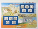 Postal Commemorative Society US Uncirculated 2006 Coin Mint Set Mounted on