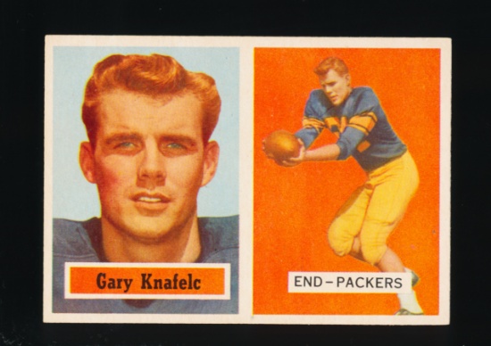 1957 Topps Football Card #45 Gary Knafelc Green Bay Packers