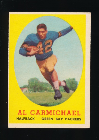 1958 Topps Football Card #31 Al Carmichael Green Bay Packers