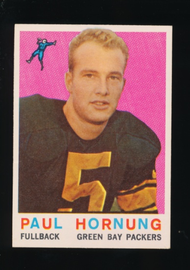1959 Topps Football Card #82 Hall of Famer Paul Hornung Green Bay Packers