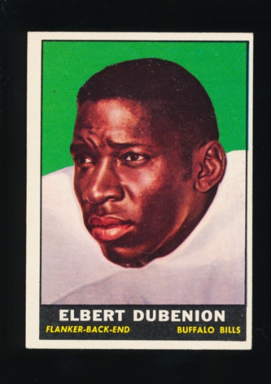 1961 Topps Football Card #159 Elbert Dubenion Buffalo Bills