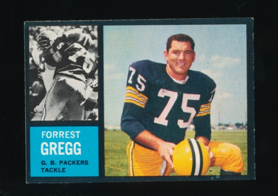 1962 Topps Football Card #70 Hall of Famer Forrest Gregg Green Bay Packers