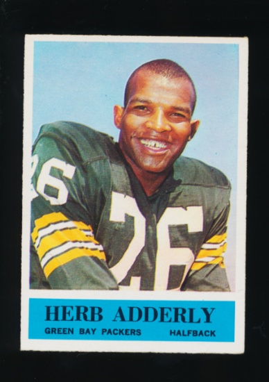 1964 Philadelphia ROOKIE Football Card #71 Rookie Hall of Famer Herb Adderl