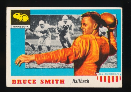 1955 Topps All American Football Card #19 Bruce Smith Minnesota