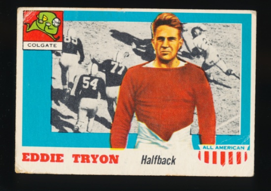 1955 Topps All American ROOKIE Football Card #42 Rookie Eddie Tryson Colgat