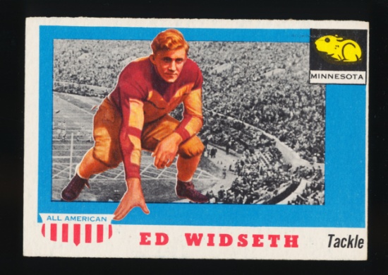1955 Topps All American Football Card #48 Ed Widseth Minnesota