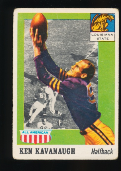 1955 Topps All American Football Card #50 Ken Kavanaugh Louisiana State