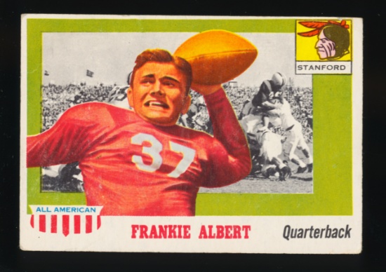 1955 Topps All American Football Card #67 Frankie Albert Stanford