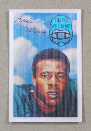 1970 Kelloggs Xograph 3D Football Card #5 of 60 Travis Williams Green Bay P