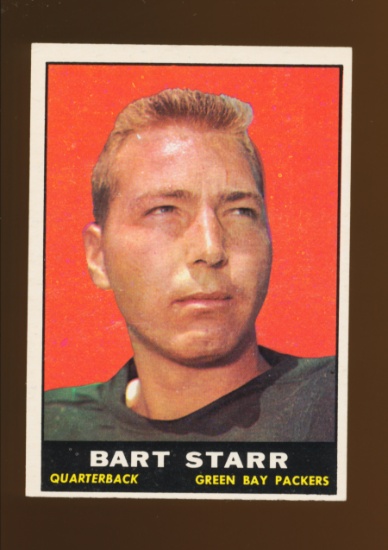1961 Topps Football Card #39 Hall of Famer Bart Starr Green Bay Packers