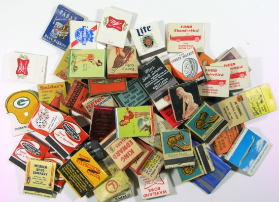 (57) Misc. Collectable Matchbooks With Matches. Some Used