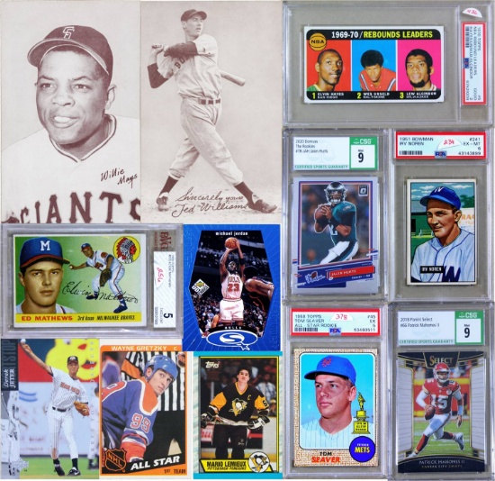Collectable Sports Cards Auction