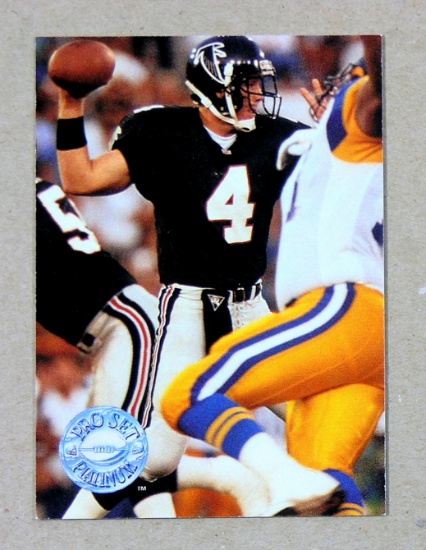 1991 Pro Set ROOKIE Football Card #290 Rookie Hall of Famer Brett Favre Atl