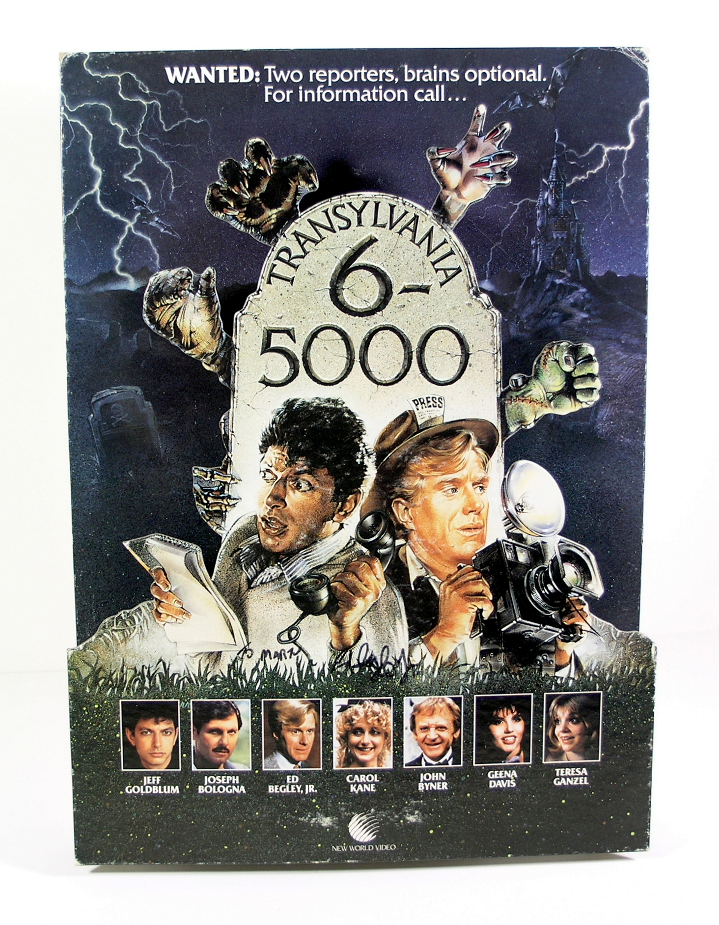 1980's Transylvania 6-5000 Movie Counter Standee. | Proxibid