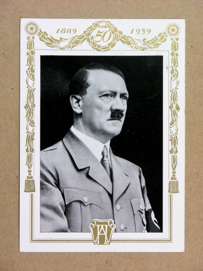 Nazi Adolf Hitler Propaganda Postcard.  Special Berlin commemorative cancel