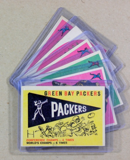 (6) 1959 Green Bay Packers Football Cards