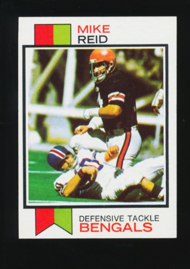 1973 Topps Football Card #420 Mike Reid Cincinnati Bengals