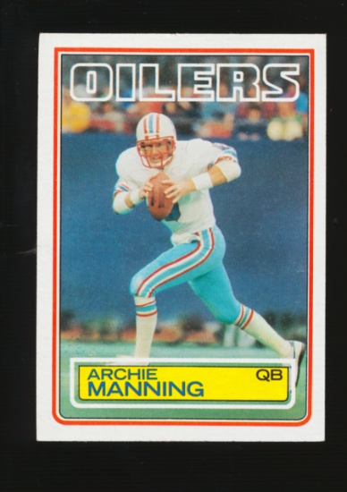 1983 Topps Football card #278 Archie ManningHouston Oilers