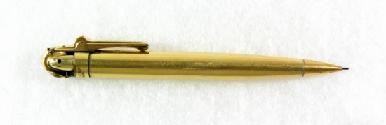 Rare!  1-20 14K Gold Filled WWII Ronson Cigarette Lighter / Pencil.  Mechan