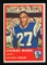 1963 Fleer ROOKIE Football Card #74 Rookie Charles McNeil San Diego Charger