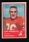1963 Fleer Football Card #78 Jim Stinnette Denver Broncos