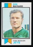 1973 Topps Football Card #175 Hall of Famer Don Maynard New York Jets